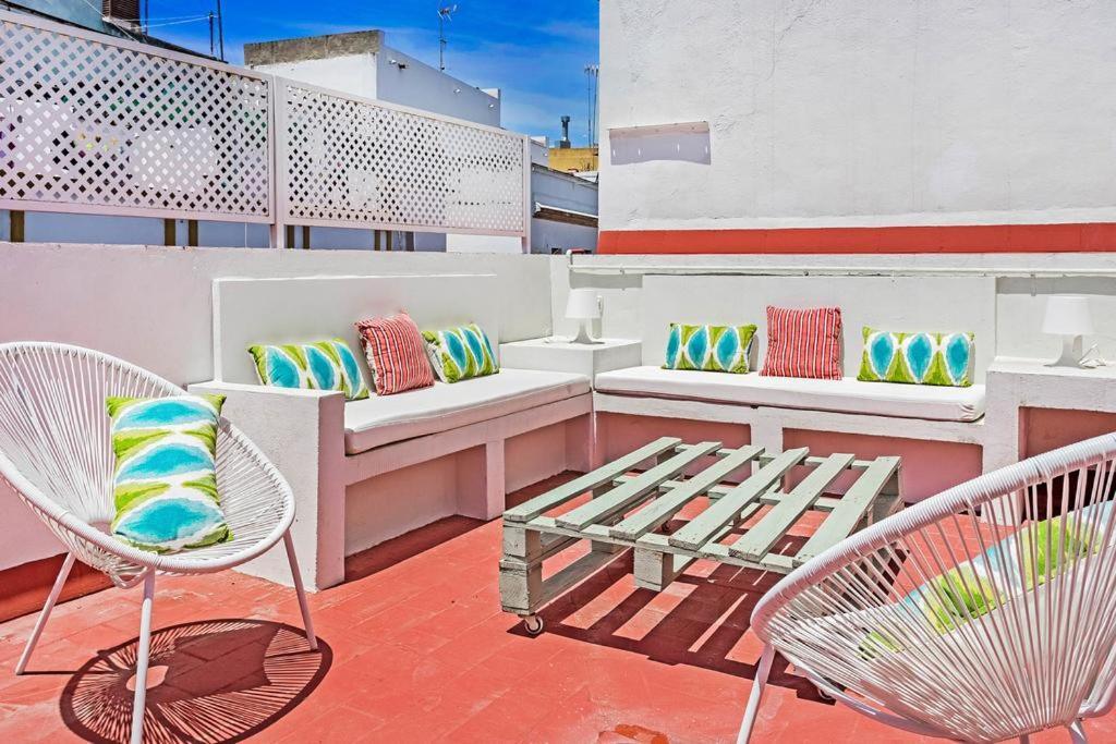 Villa Fam Sevillian Townhouse à Séville Extérieur photo
